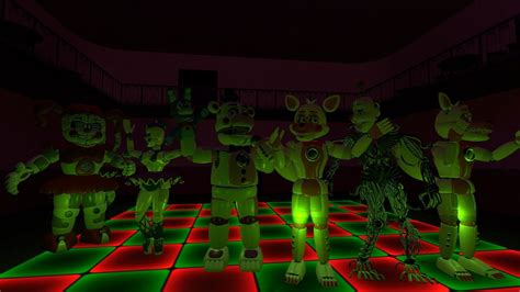 Running Away From 4 HOT Animatronics& &Fuck Nights At .